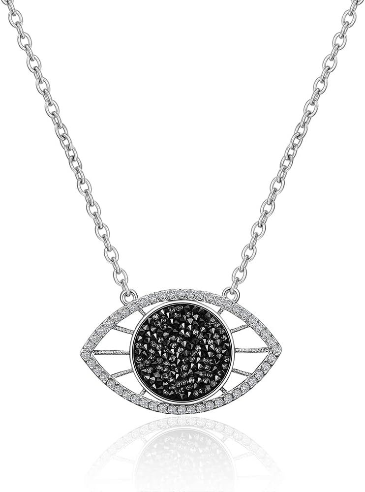 Coin Pendant Necklace for Women 18K Gold and Silver Intertwined Crossover Pendant Two Tone Necklaces Christmas Jewelry Gift