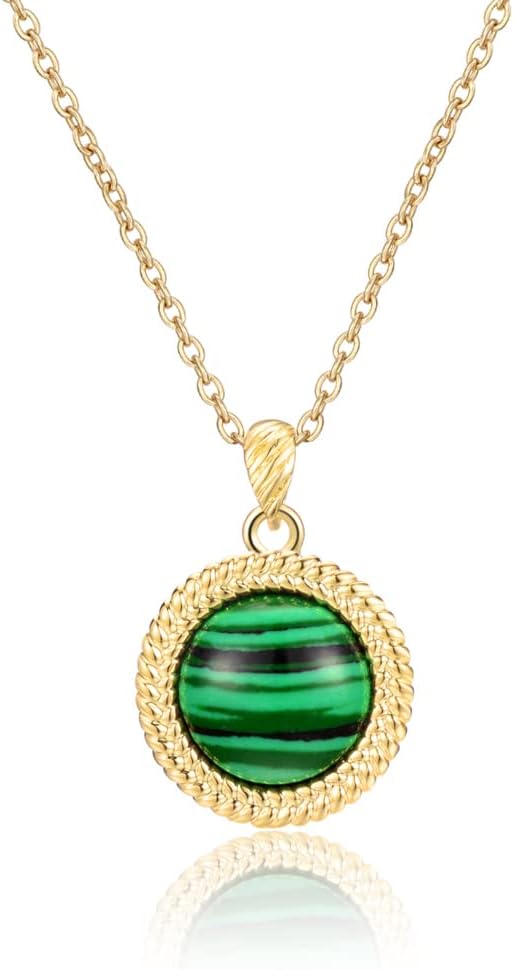 Coin Pendant Necklace for Women 18K Gold and Silver Intertwined Crossover Pendant Two Tone Necklaces Christmas Jewelry Gift