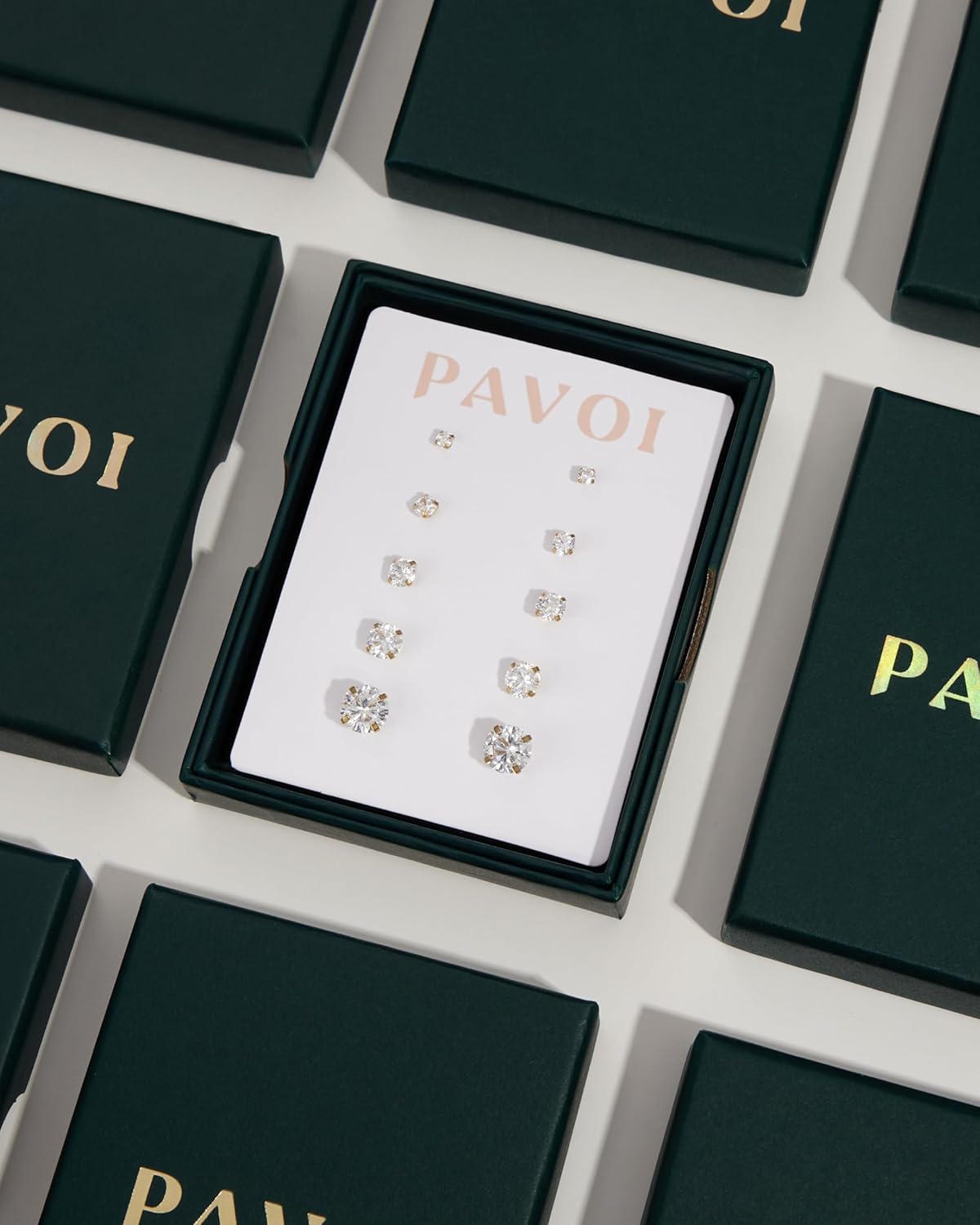 14K Gold Plated Interlocked Stackable Rings for Women - Statement Mixed Metals Multi Ring Stack - Cubic Zirconia Two-Toned Connected Bands Stacking Jewelry