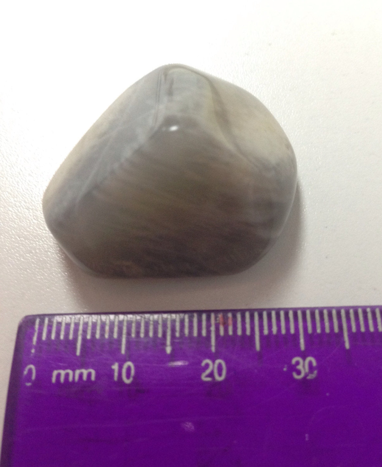 BLACK MOONSTONE travelers stone of protection, Gemini zodiac (S006)