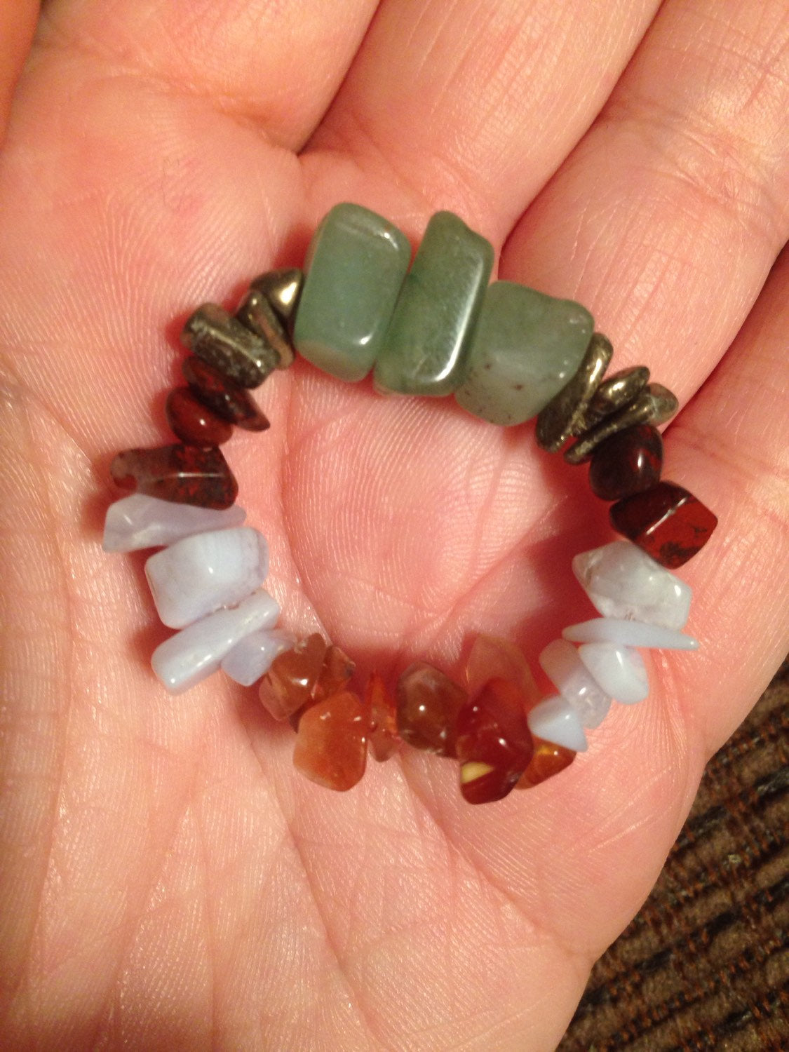 FRIENDSHIP & CONFIDENCE pocket stone beads, prayer stones, natural stones, courage, stone amulet