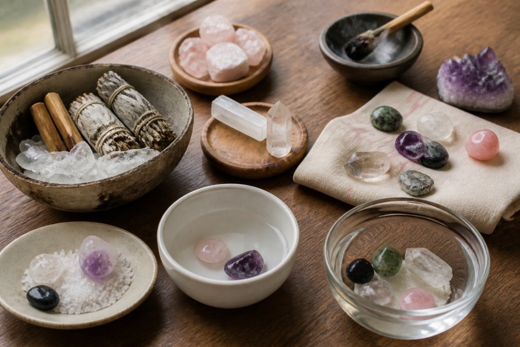How to Cleanse Healing Crystals: 6 Safe Methods