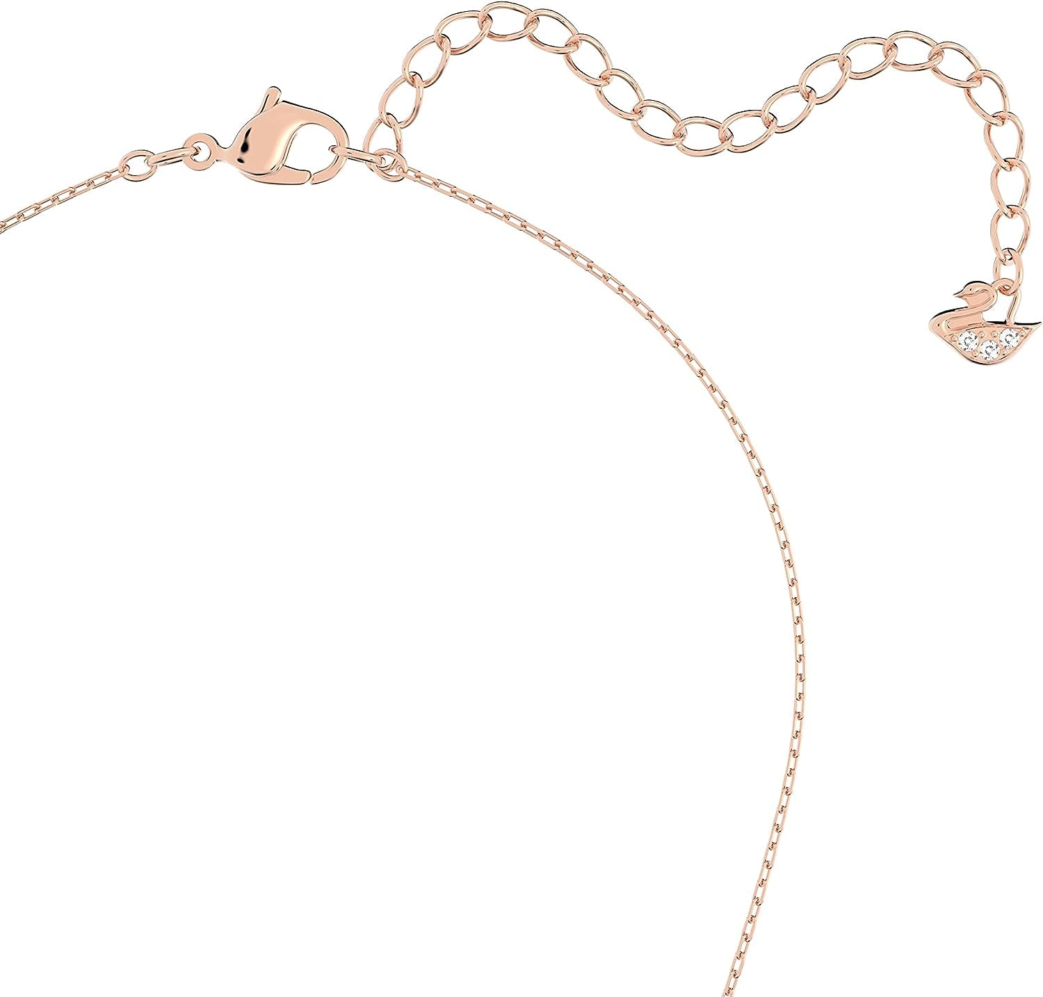 Infinity Heart Jewelry Collection, Necklaces and Bracelets, Rose Gold & Rhodium Tone Finish, Clear Crystals