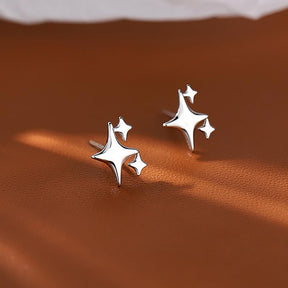 Sterling Silver Post Earrings Star Stud Earrings for Women Teen Trendy Hypoallergenic Small Post Pierced Studs Earrings Jewelry Gifts