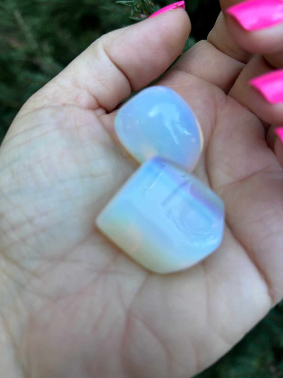 Opalite stones tumble stones
