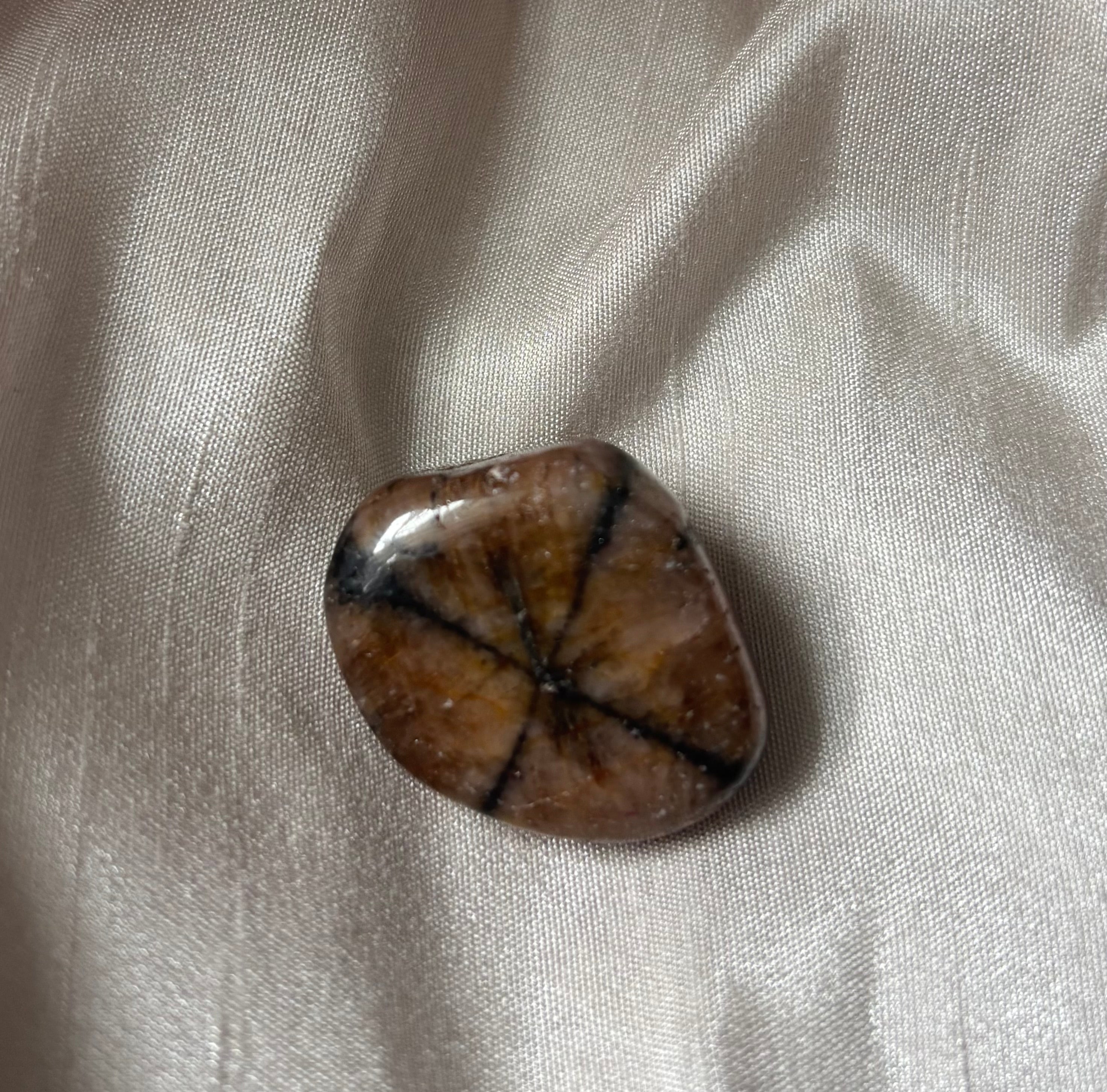 CHIASTOLITE tumblestones, andalusite, natural stone, protection, EMF protection, metaphysical crystals