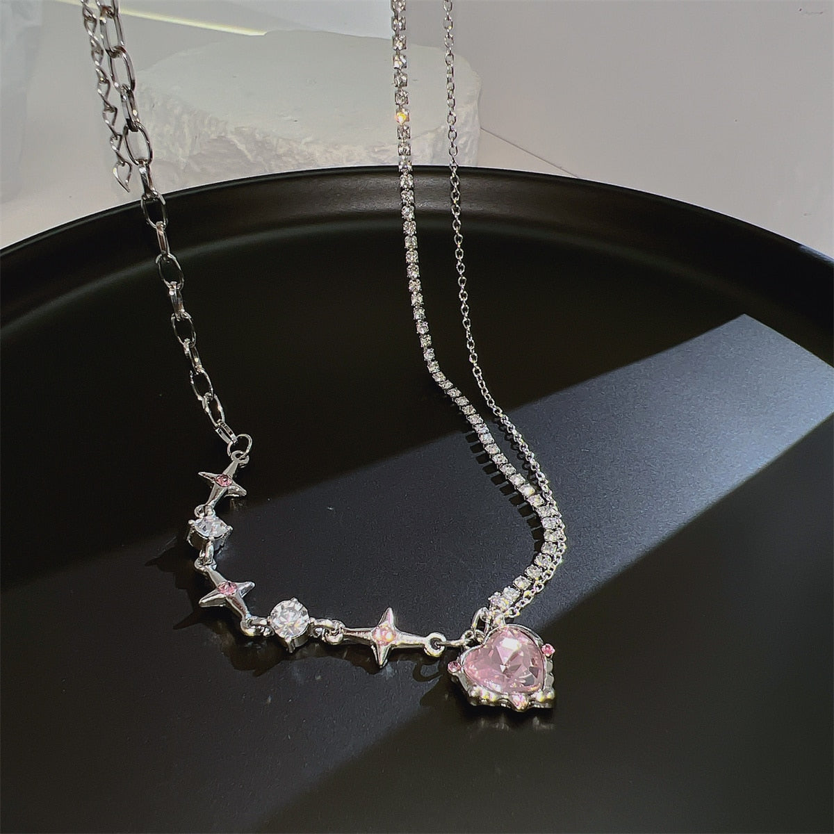 Crystal Heart Necklace