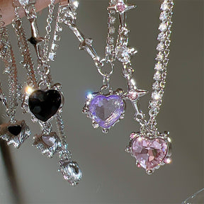 Crystal Heart Necklace