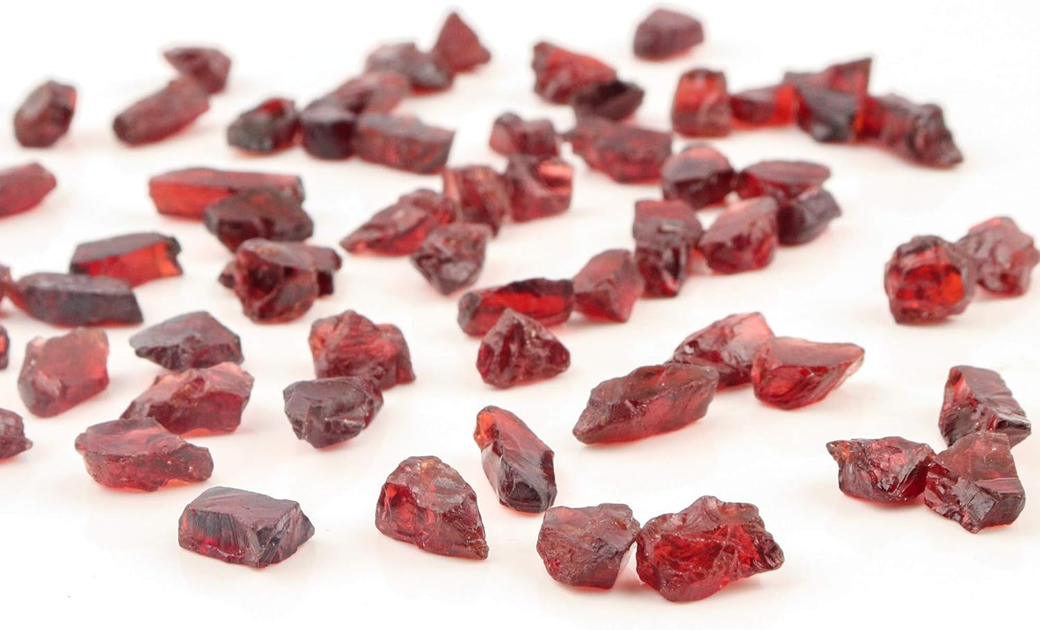 50 Carats Natural Raw Red Garnet Stone Rough Crystals - Jewelry Making Supply - Wire Wrapping - Wholesale Lot - Chakra Healing Crystals - Birthstone - DIY - Loose Stones, 6 to 12Mm, (10 to 14Pcs)