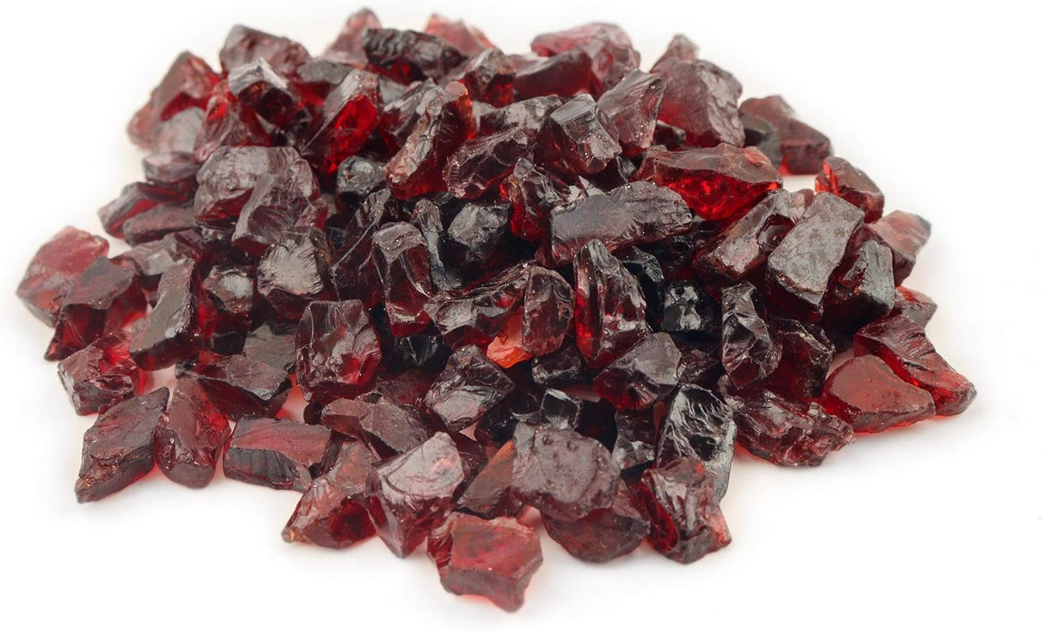 50 Carats Natural Raw Red Garnet Stone Rough Crystals - Jewelry Making Supply - Wire Wrapping - Wholesale Lot - Chakra Healing Crystals - Birthstone - DIY - Loose Stones, 6 to 12Mm, (10 to 14Pcs)