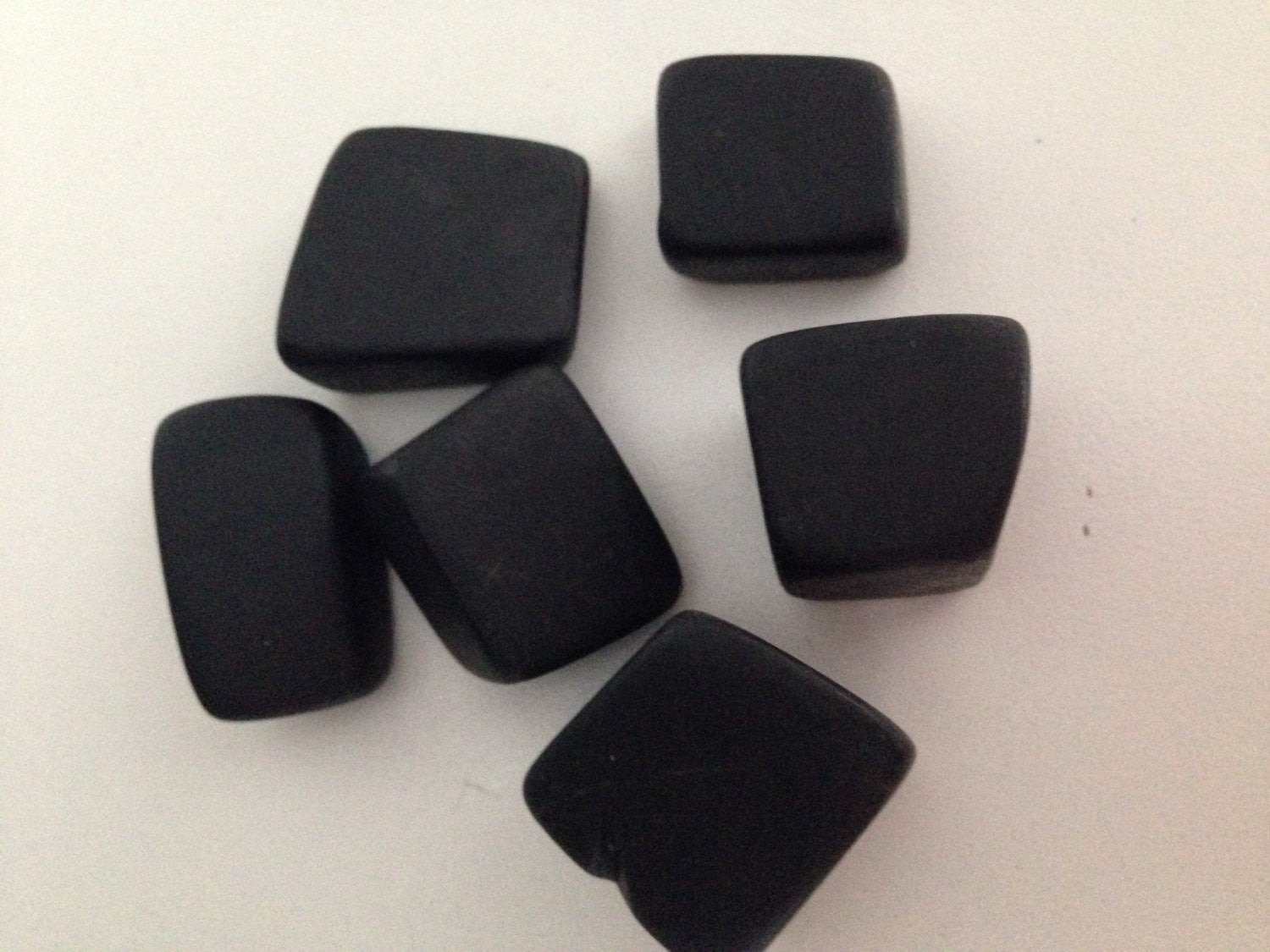 Shungite stones, EMF protection EMF stones, metaphysical crystals, cuboid shapes, irregular cube shape