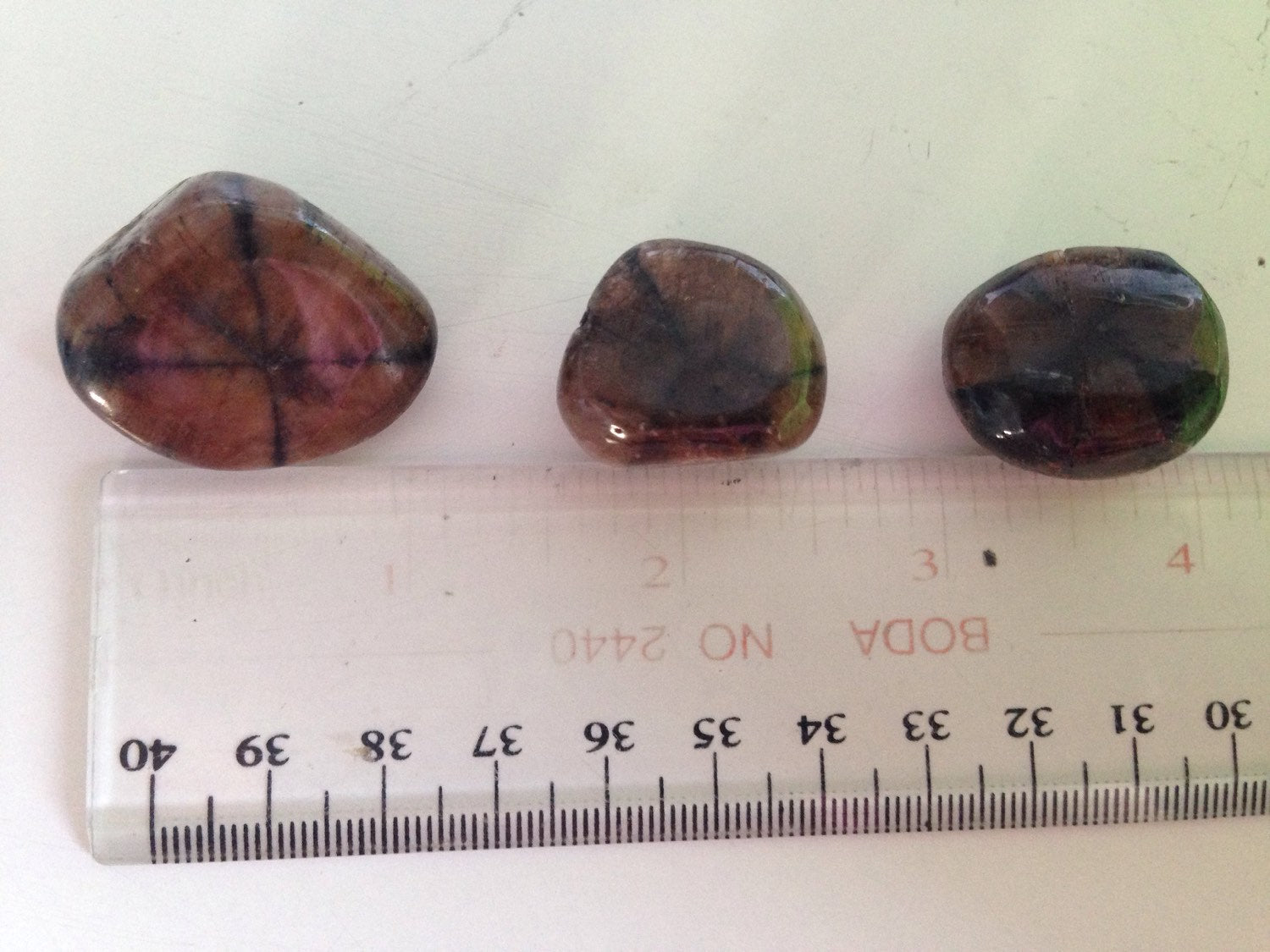 CHIASTOLITE tumblestones, andalusite, natural stone, protection, EMF protection, metaphysical crystals