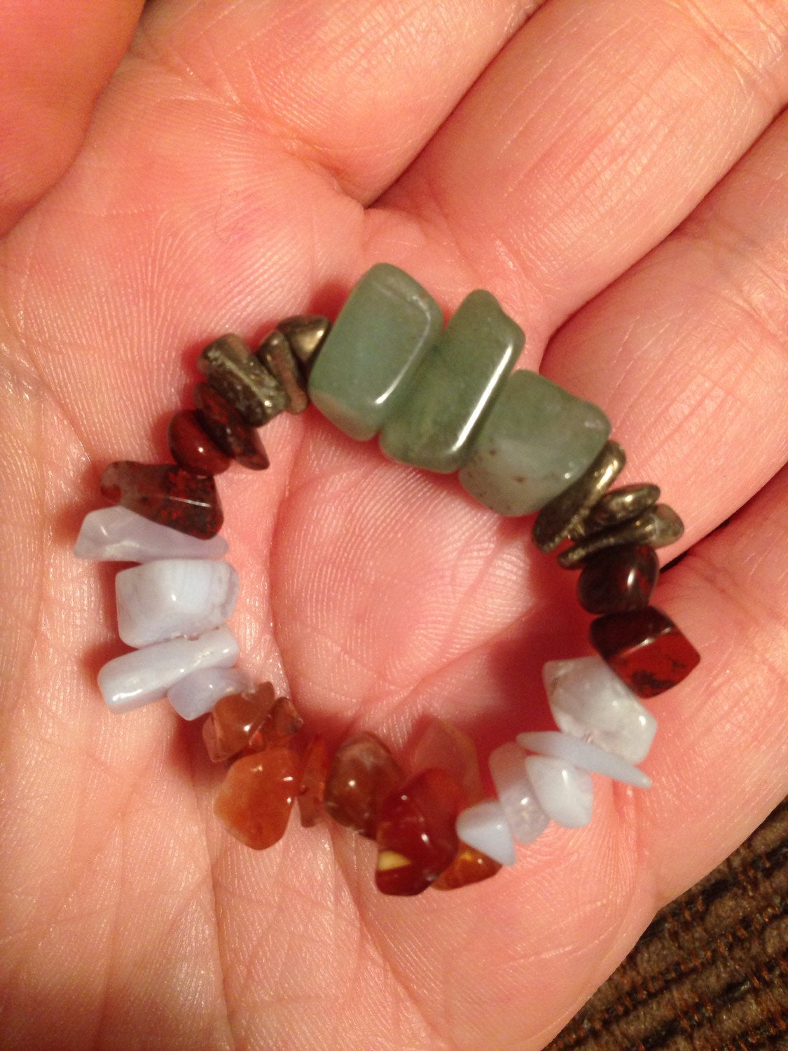 FRIENDSHIP & CONFIDENCE pocket stone beads, prayer stones, natural stones, courage, stone amulet